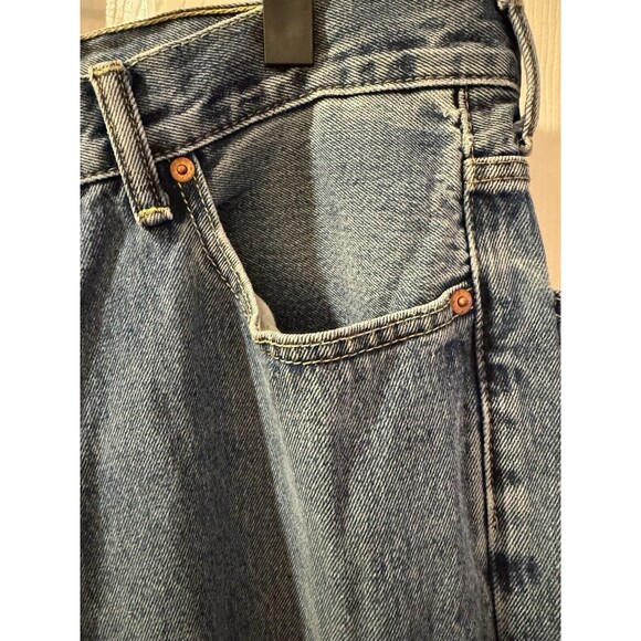 LEVIS 550 MENS RED TAB BLUE DENIM JEANS TAG SIZE 34 X 34 Nicely Worn Classic - Picture 7 of 10